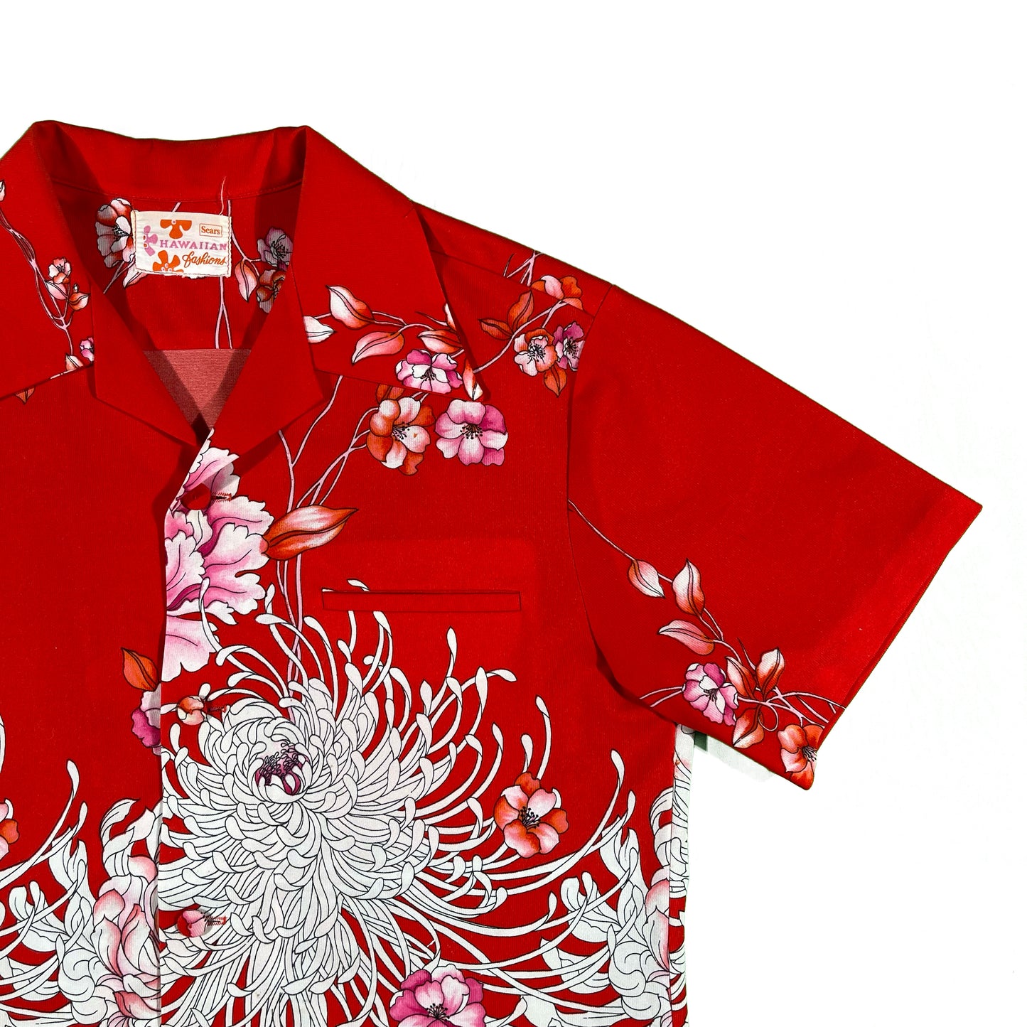 60s Sears Hawaiian Shirt- L