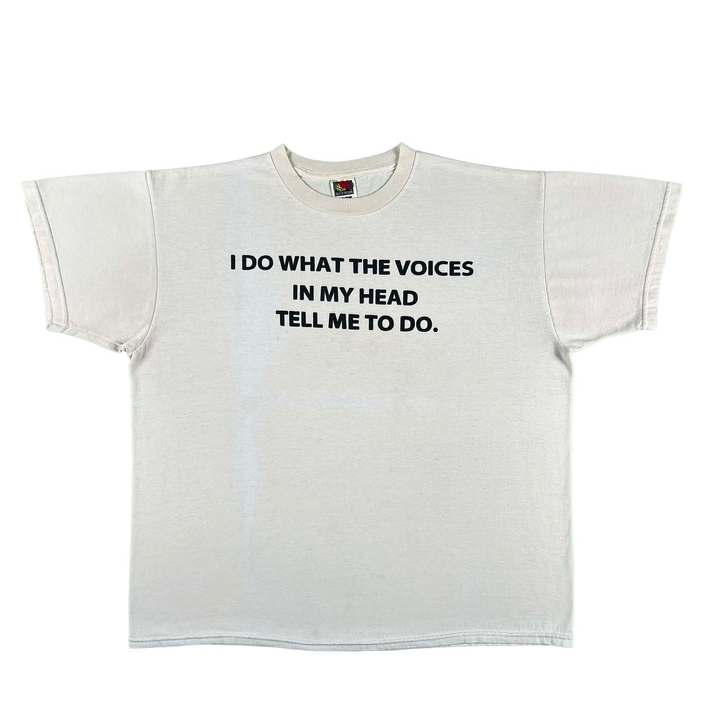 90s 'I Do What the Voices in My Head Tell Me to Do' Tee- XL
