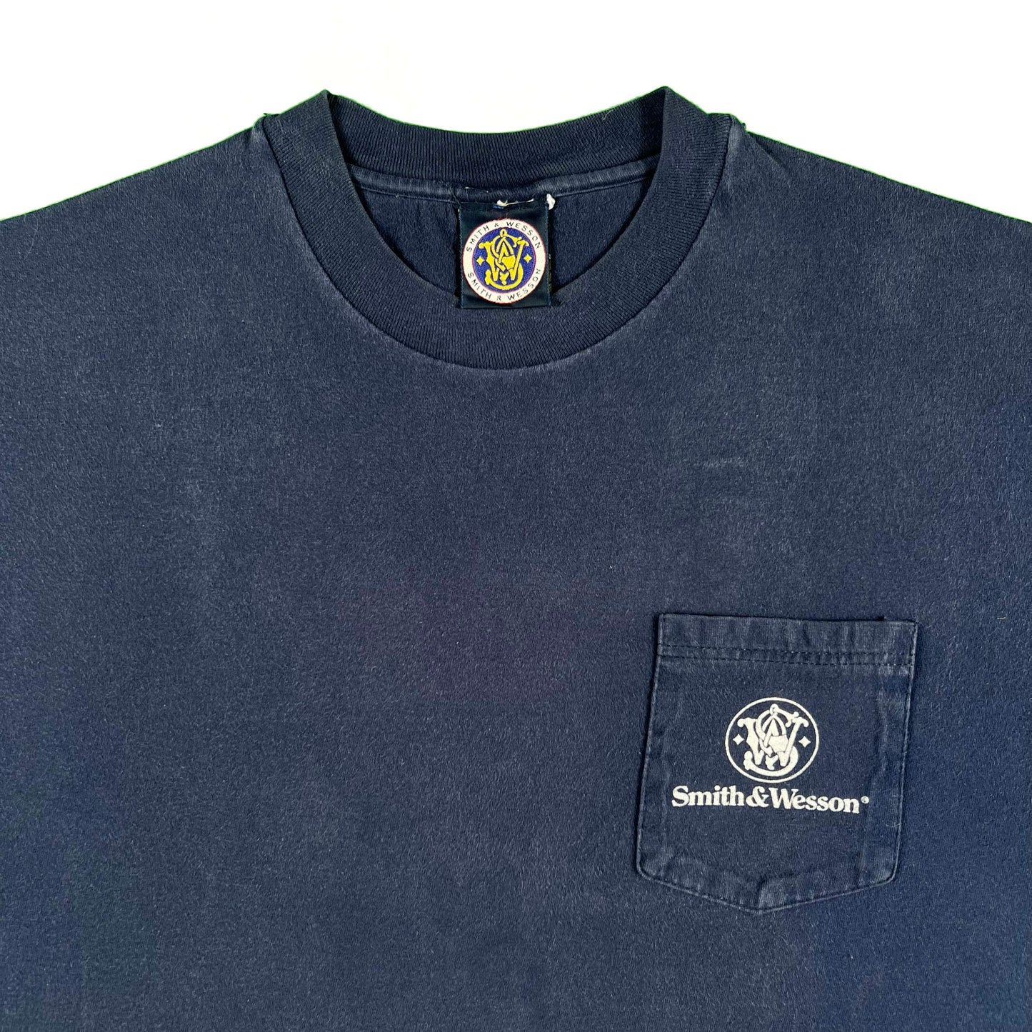 90s Smith & Wesson Pocket Tee- XL