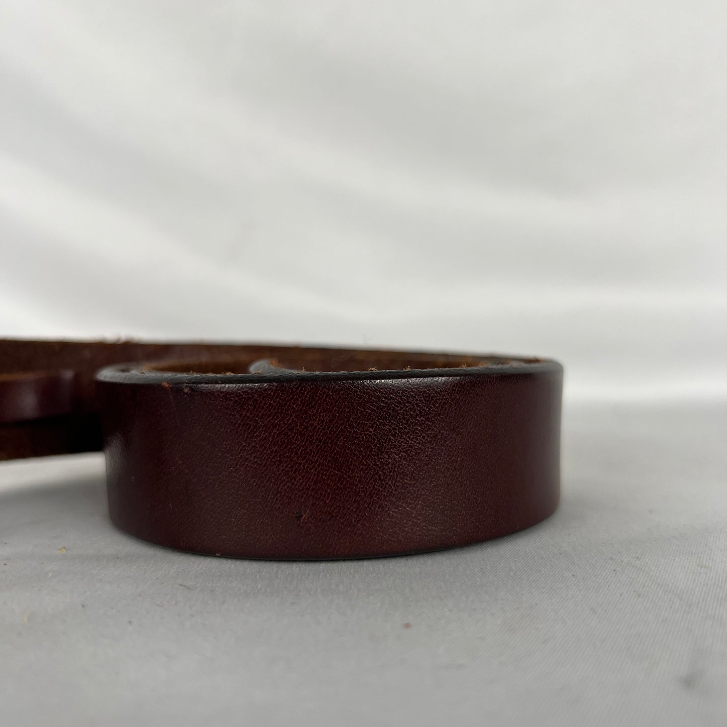 00s Eddie Bauer Brown Leather Belt- S