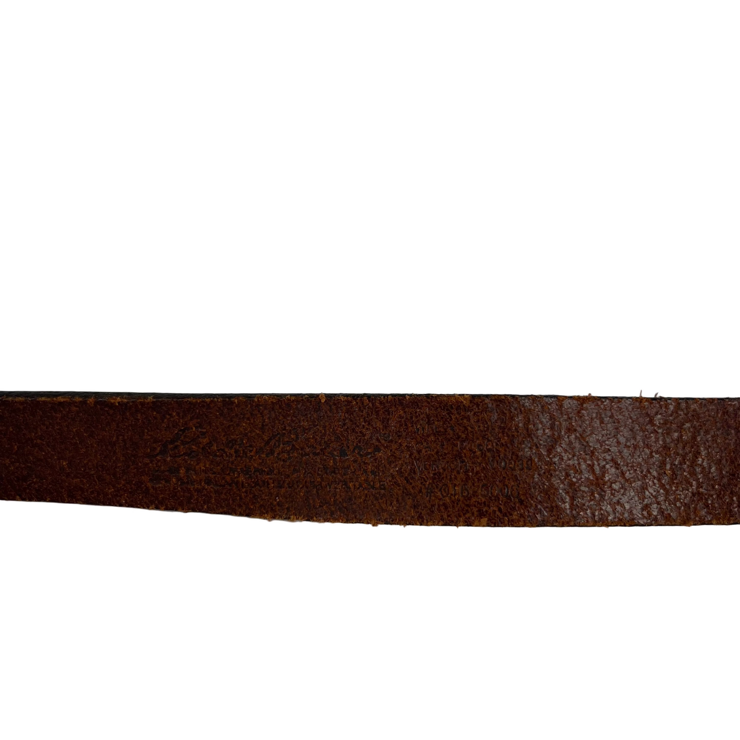 00s Eddie Bauer Brown Leather Belt- S