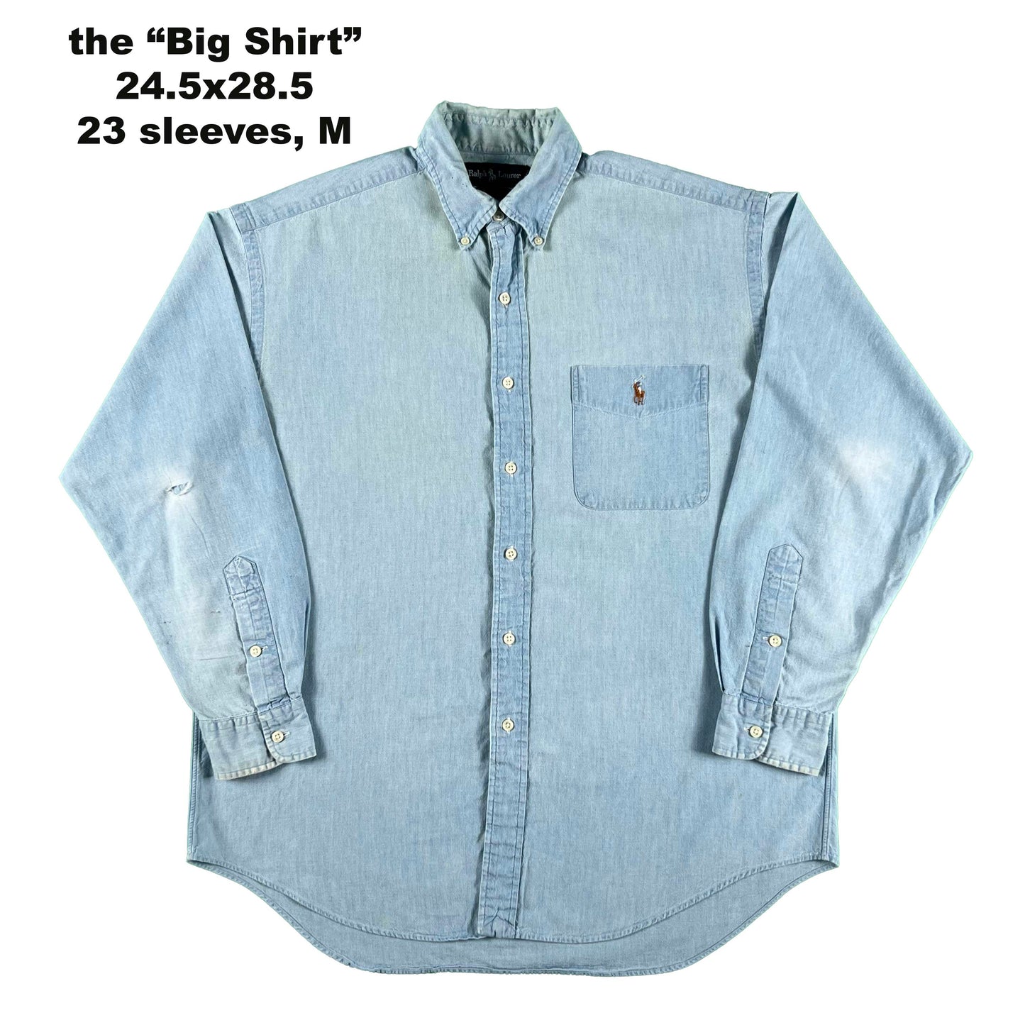 Vintage Ralph Lauren 100% Cotton Button Up Shirts- SELECT SHIRT