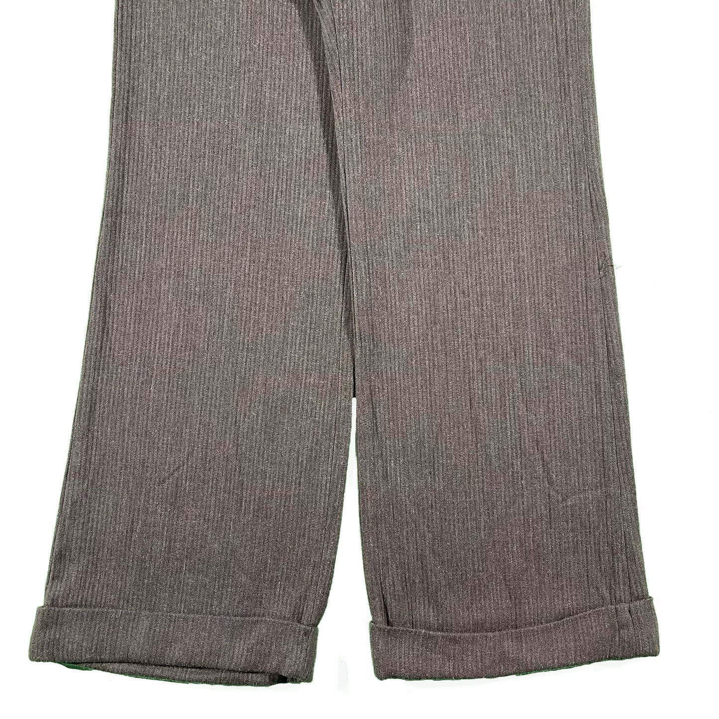 60s Homemade Textured Fatigue Flares- 33x29