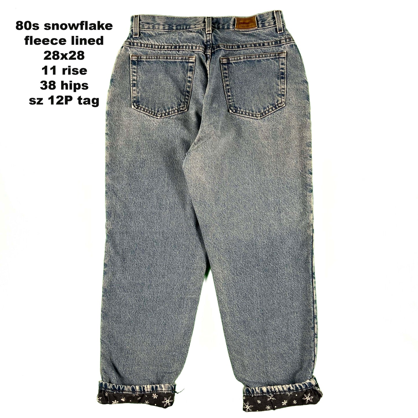 Vintage LL Bean Flannel/Fleece Lined Denim- SELECT PAIR