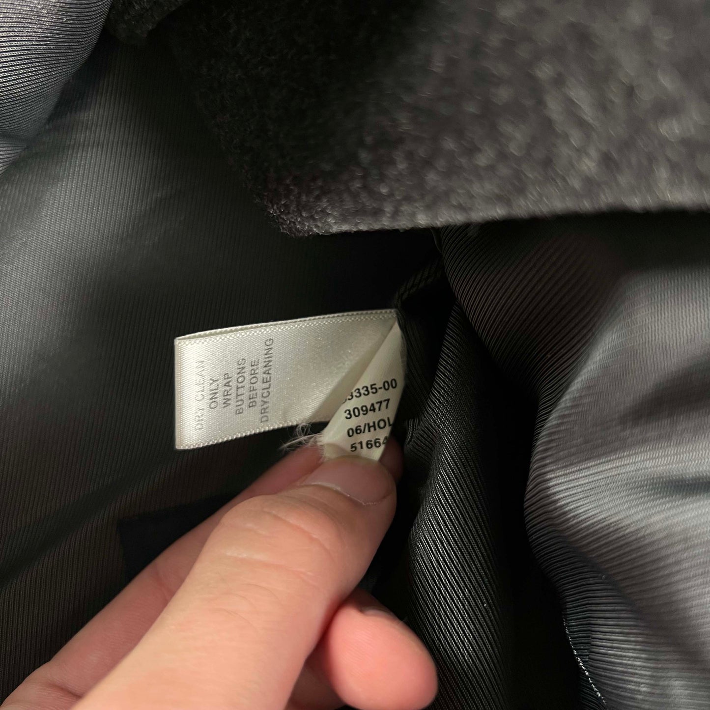 2006 Banana Republic Dark Grey Wool Coat- S