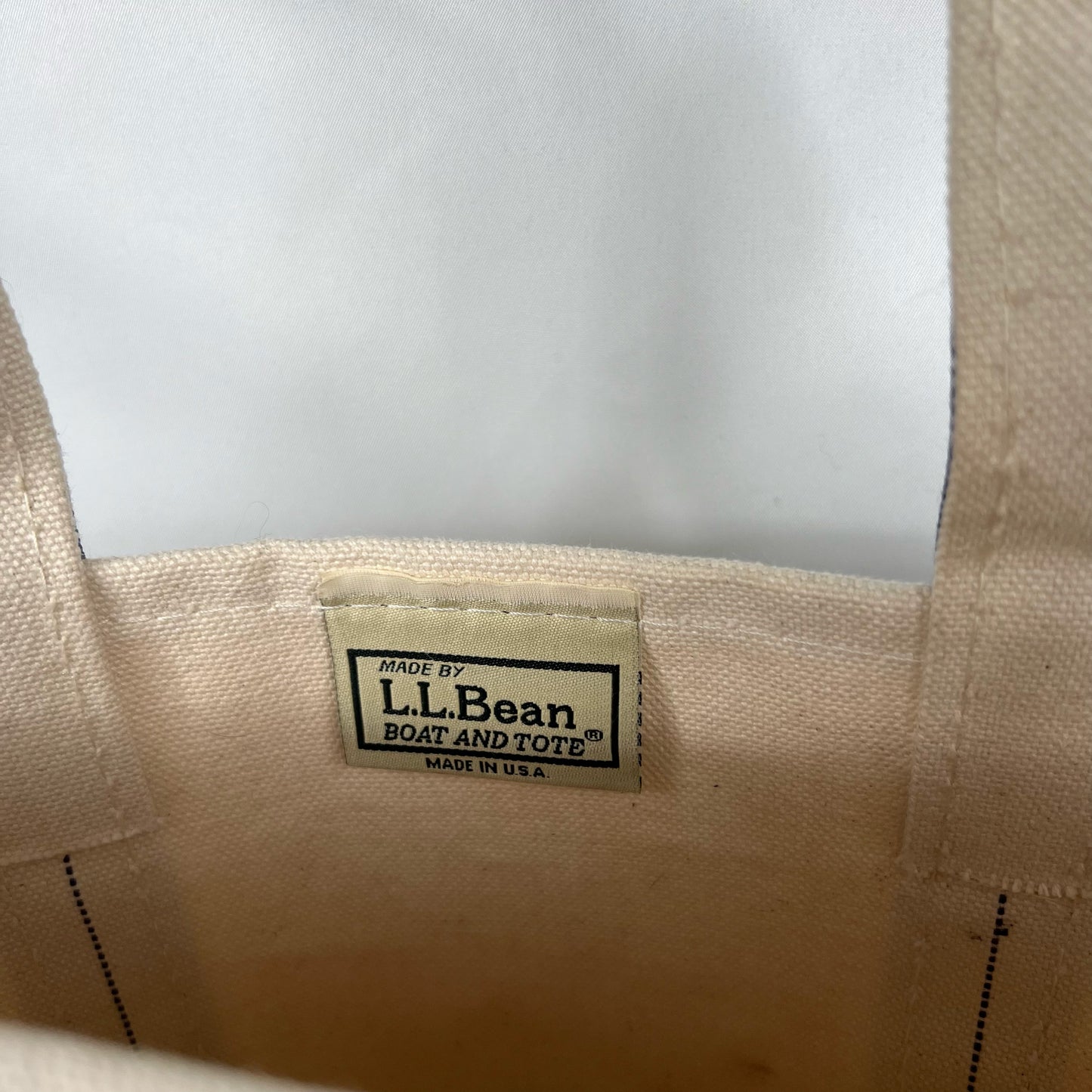 L.L. Bean 'Olivia' Canvas Boat and Tote Bag- Small