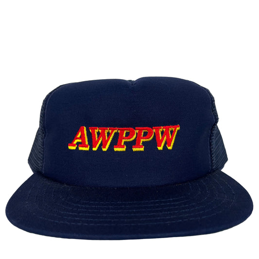 80s/90s AWPPW Navy & Camo Trucker Hats- SELECT HAT