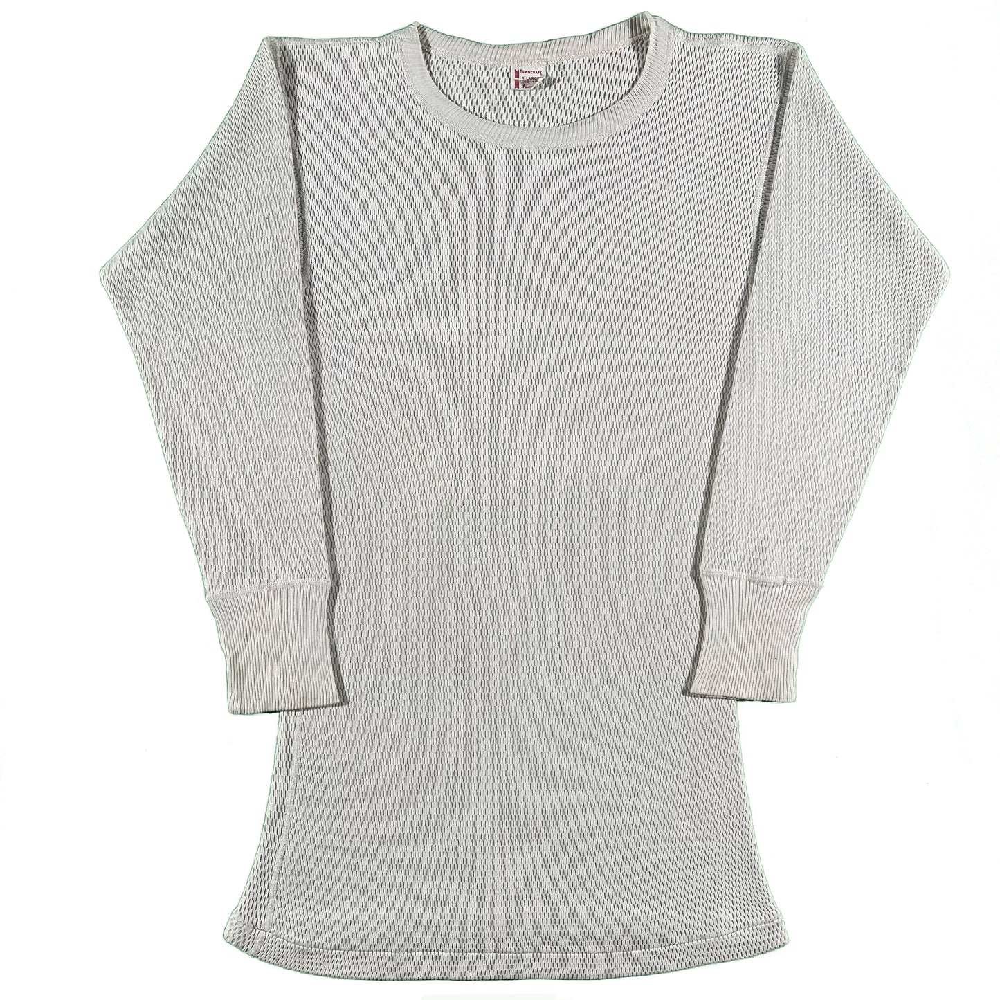 60s Penney's Towncraft Cotton Waffle Knit Thermal- M