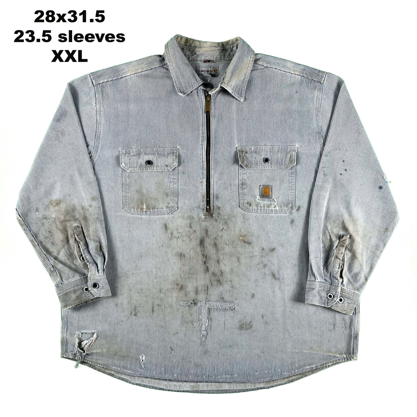 Carhartt Hickory Stripe Work Shirt- SELECT SHIRT