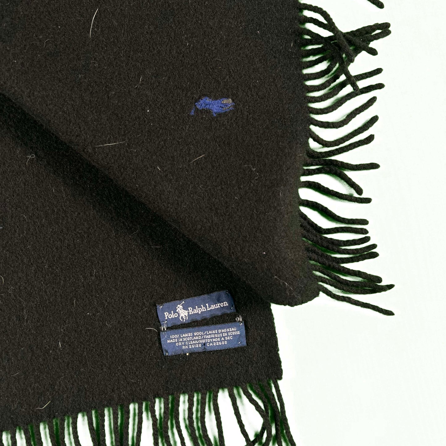 00s Polo Ralph Lauren Lambswool Scarf