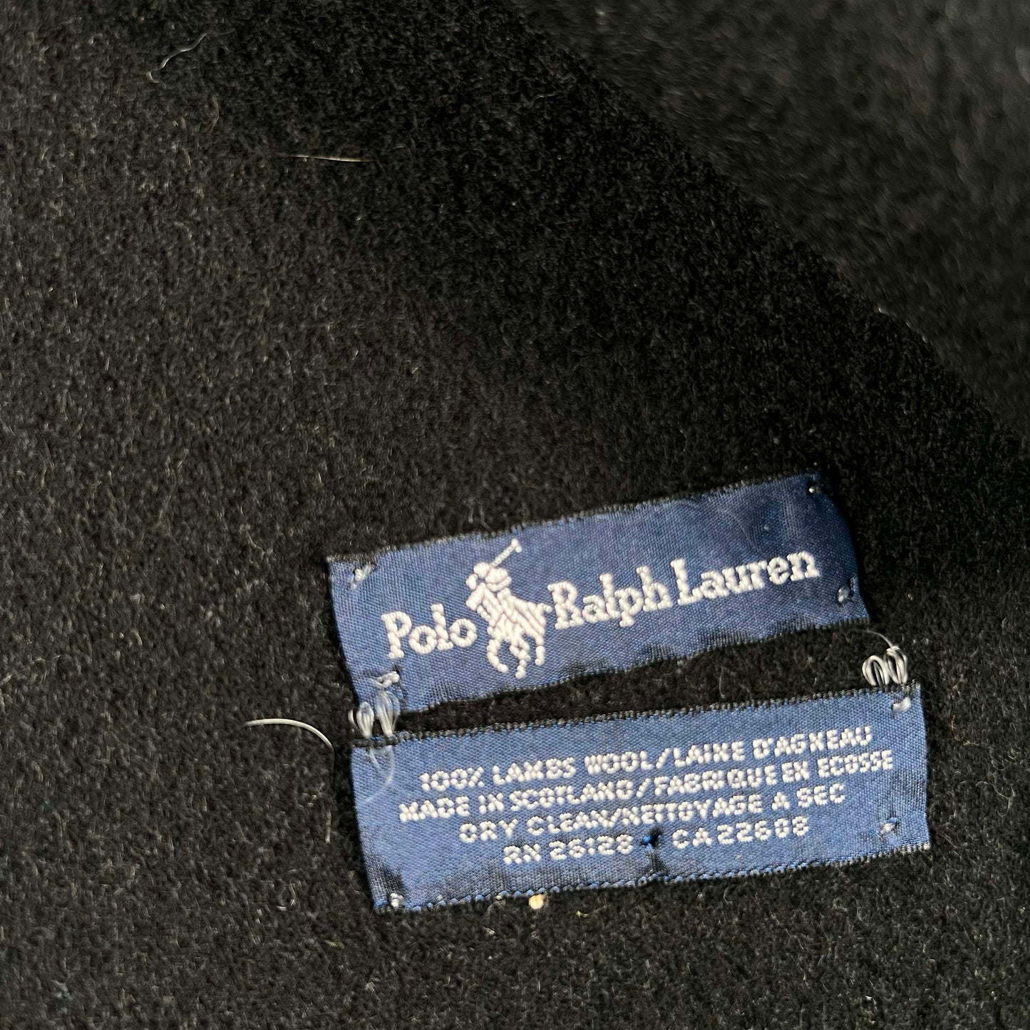 00s Polo Ralph Lauren Lambswool Scarf