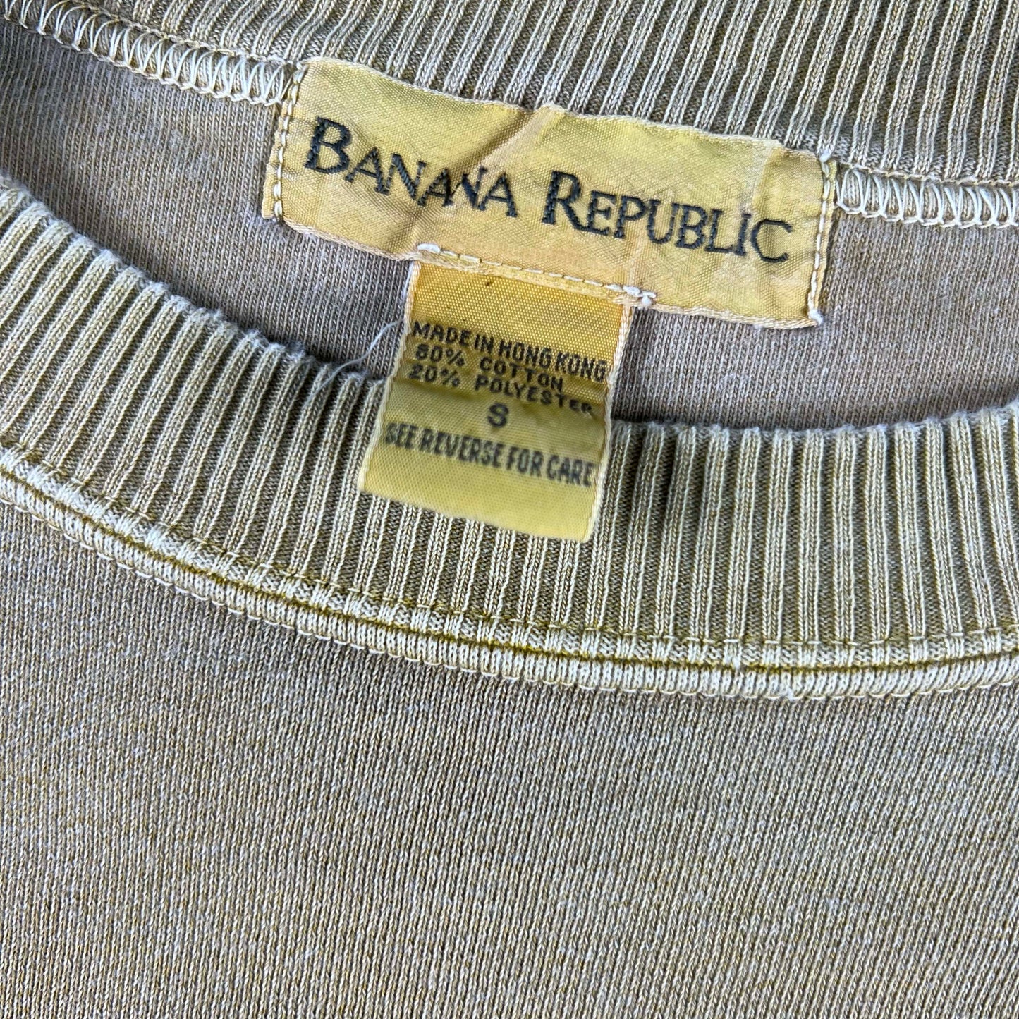 2000s Banana Republic Over Dyed Sweatshirt- S