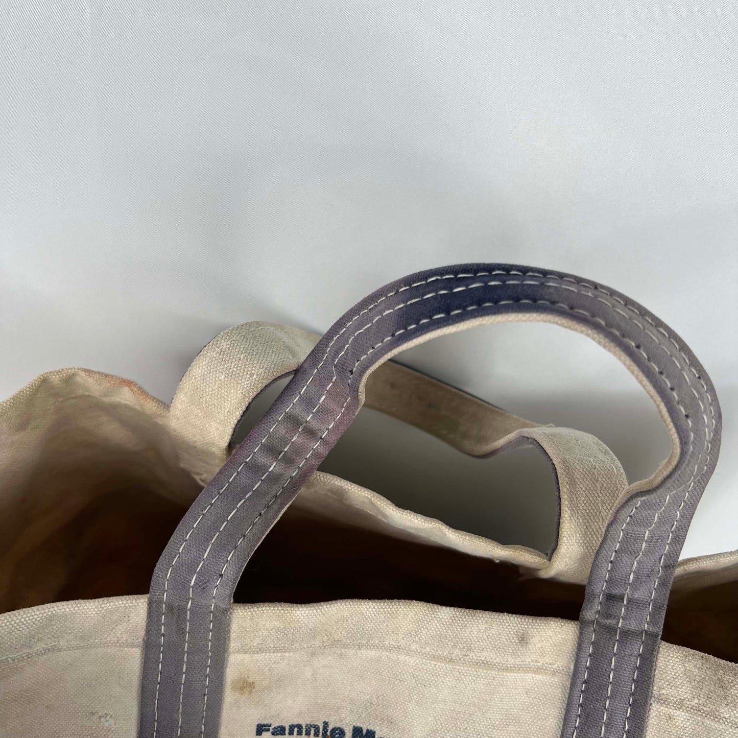 90s Sun Faded & Beat Up Canvas Tote Bag