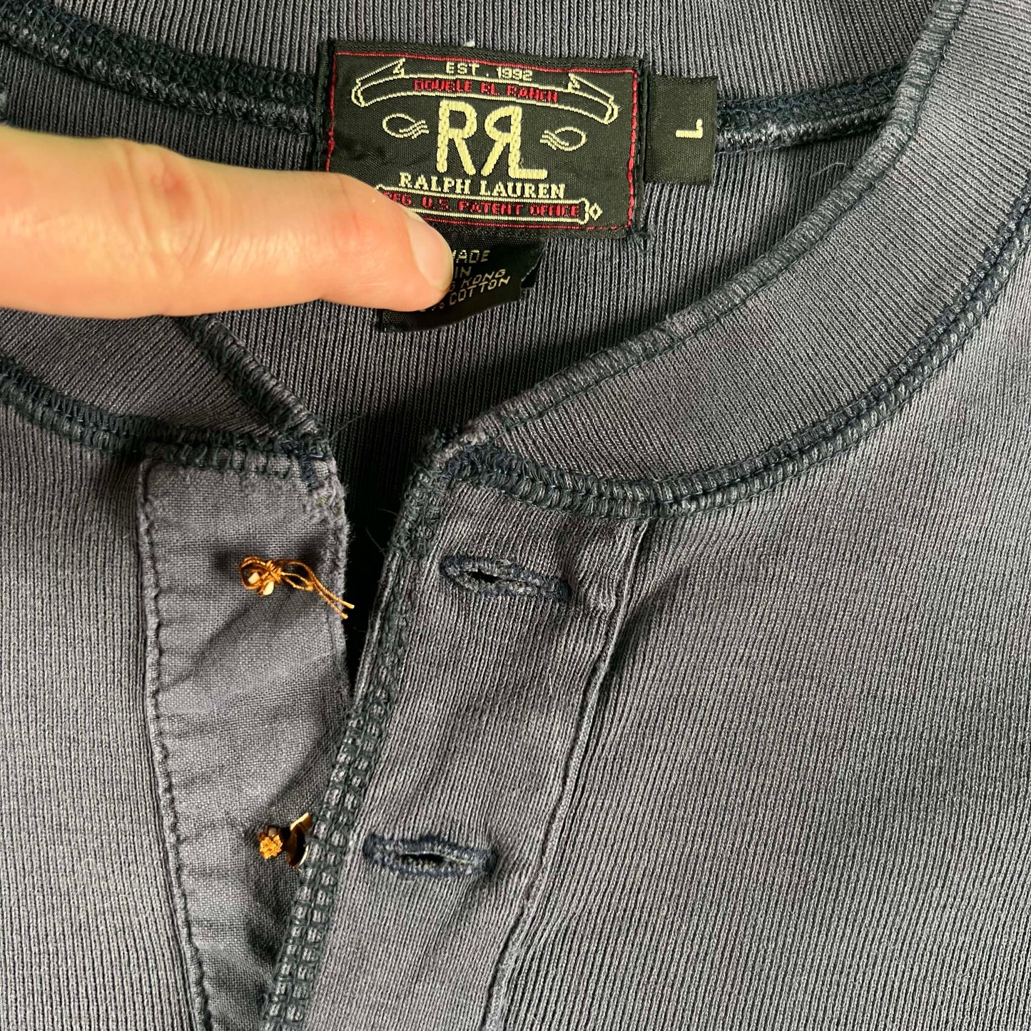 RRL Henley Thermal- L