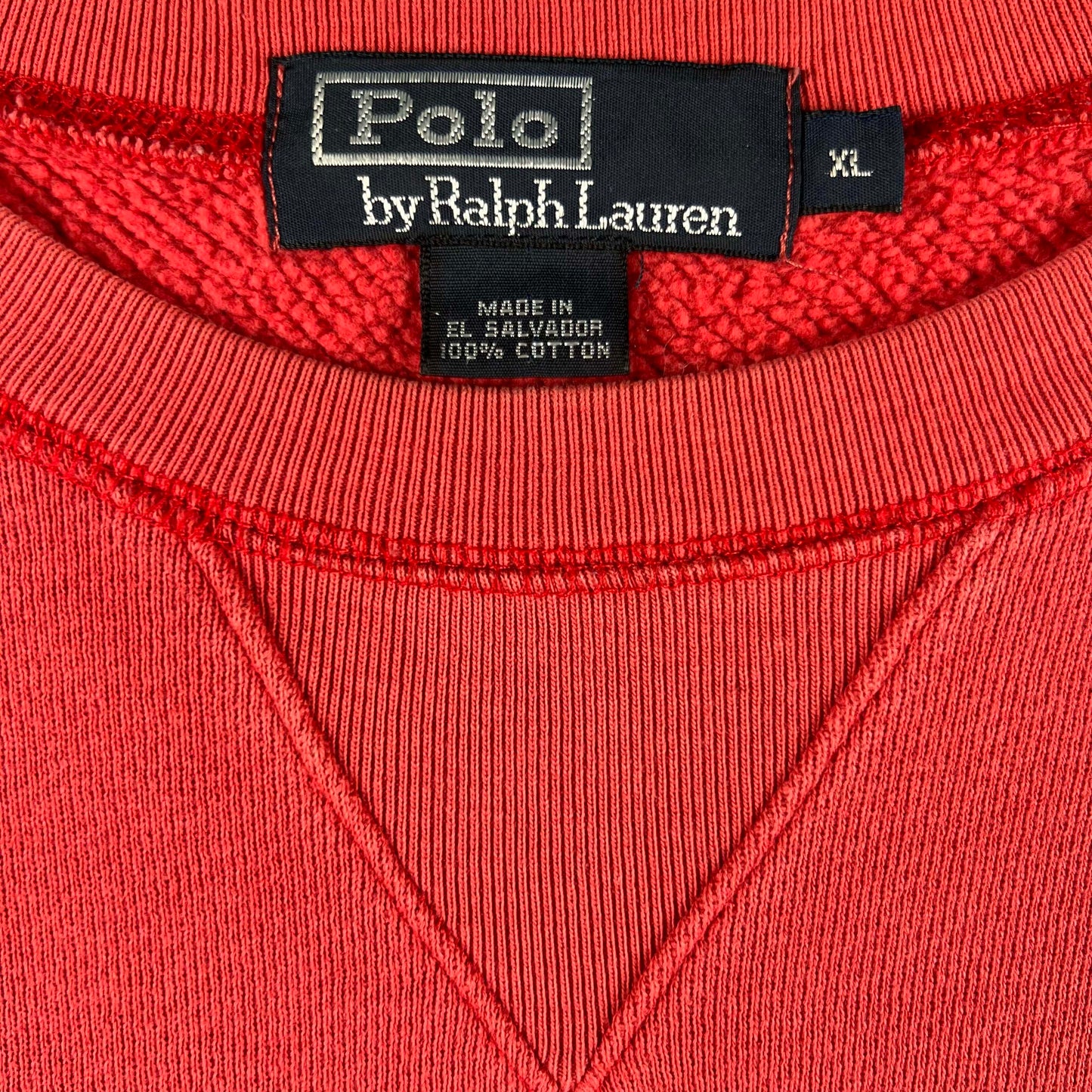 90s Polo Ralph Lauren 'Single V' Sweatshirt- XL