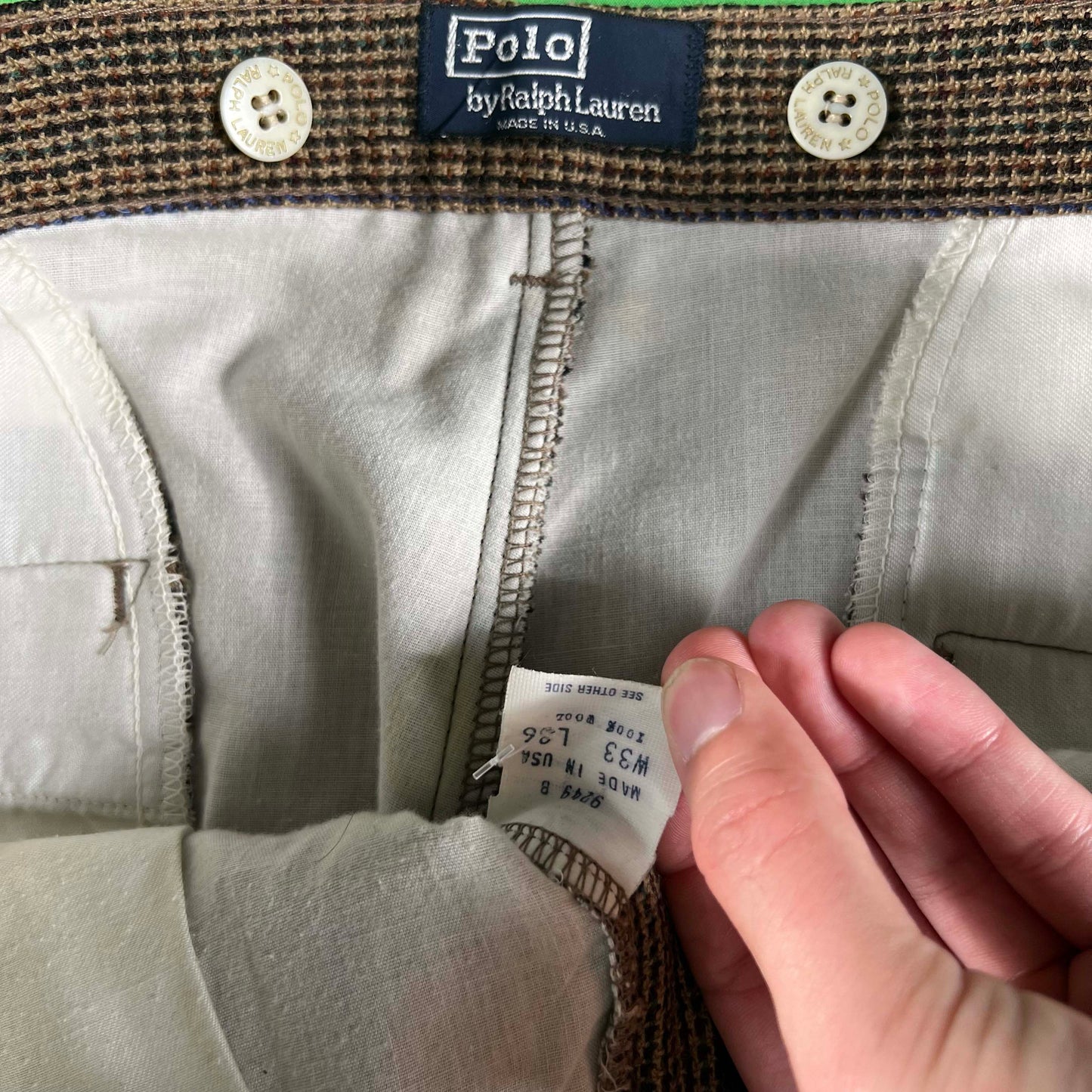 Vintage Polo by Ralph Lauren Wool Trousers- SELECT PAIR