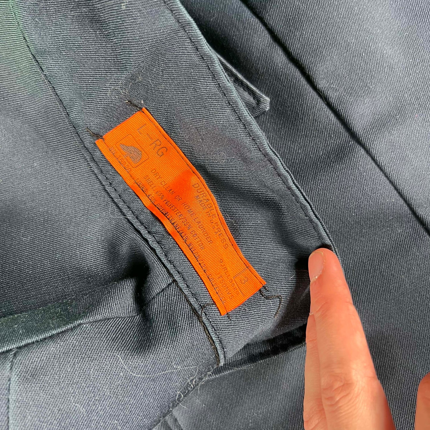 70s Navy Mechanic Work Jacket- L