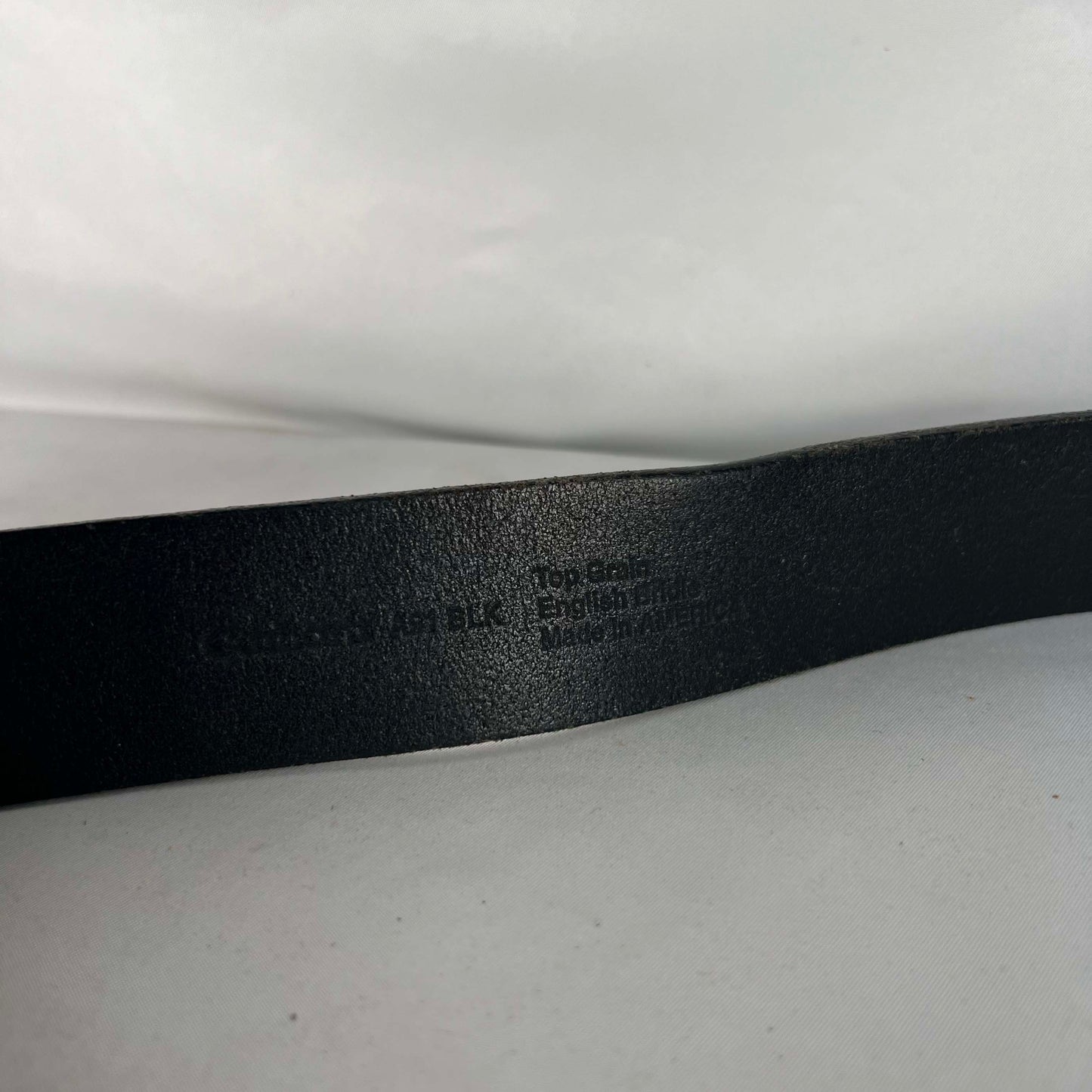 00s Carhartt Black Leather Belt- 34"-36"