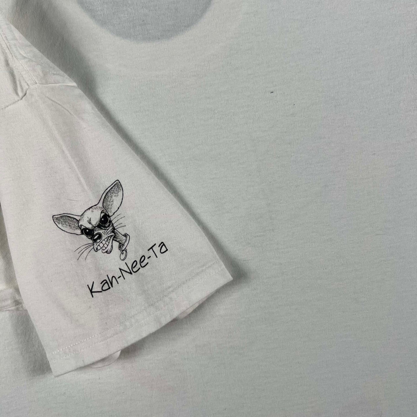 90s Bite Me Dog Tee- L