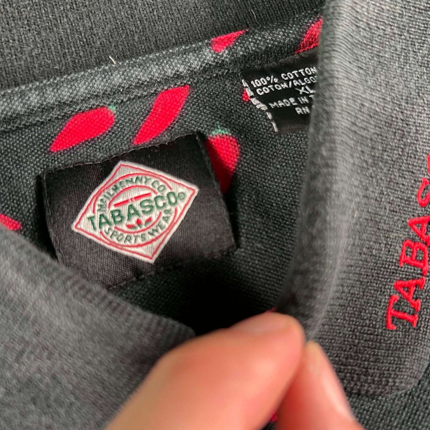 90s Tabasco Polo Shirt- XL