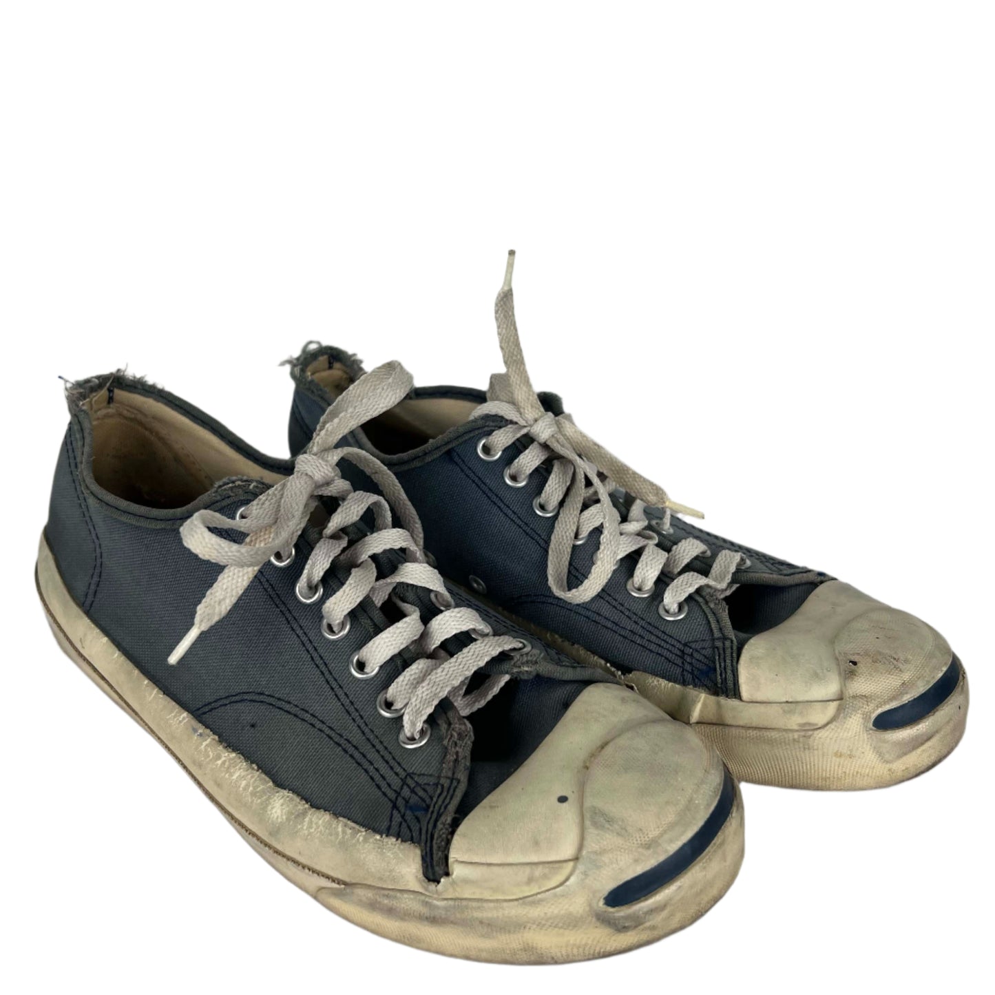 80s Navy Made in USA Jack Purcell Converse- M's 10, W's 11.5