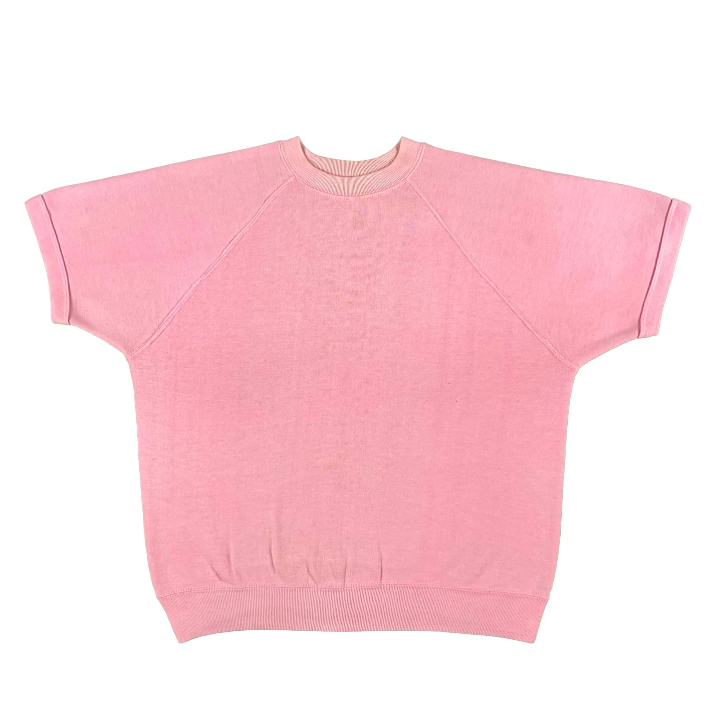 60s Pink Springfoot Shortsleeve Sweatshirt- L