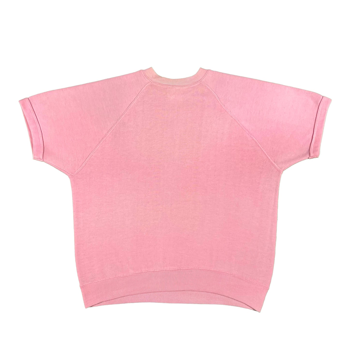 60s Pink Springfoot Shortsleeve Sweatshirt- L
