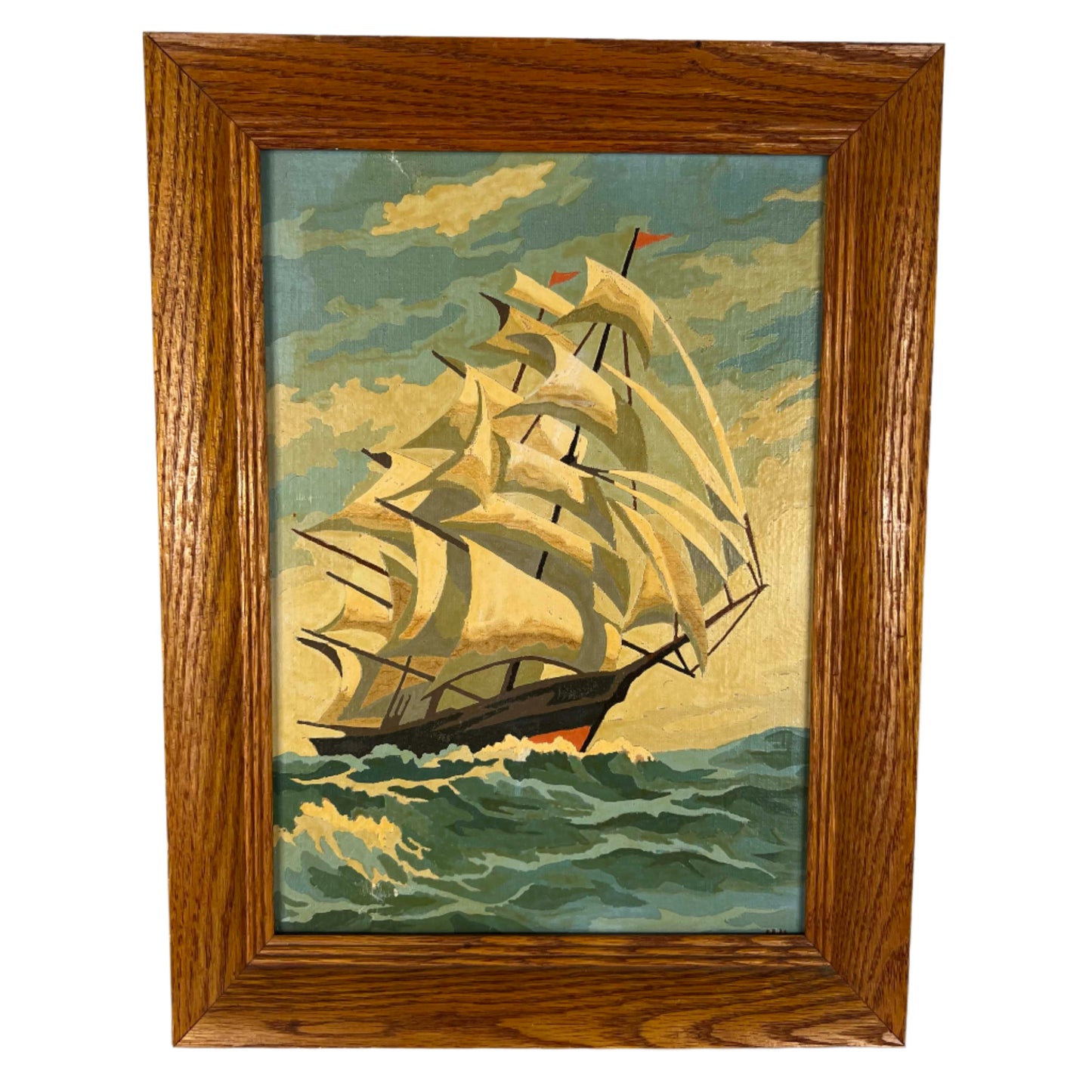 1965 Framed Coastal Oil Paintings