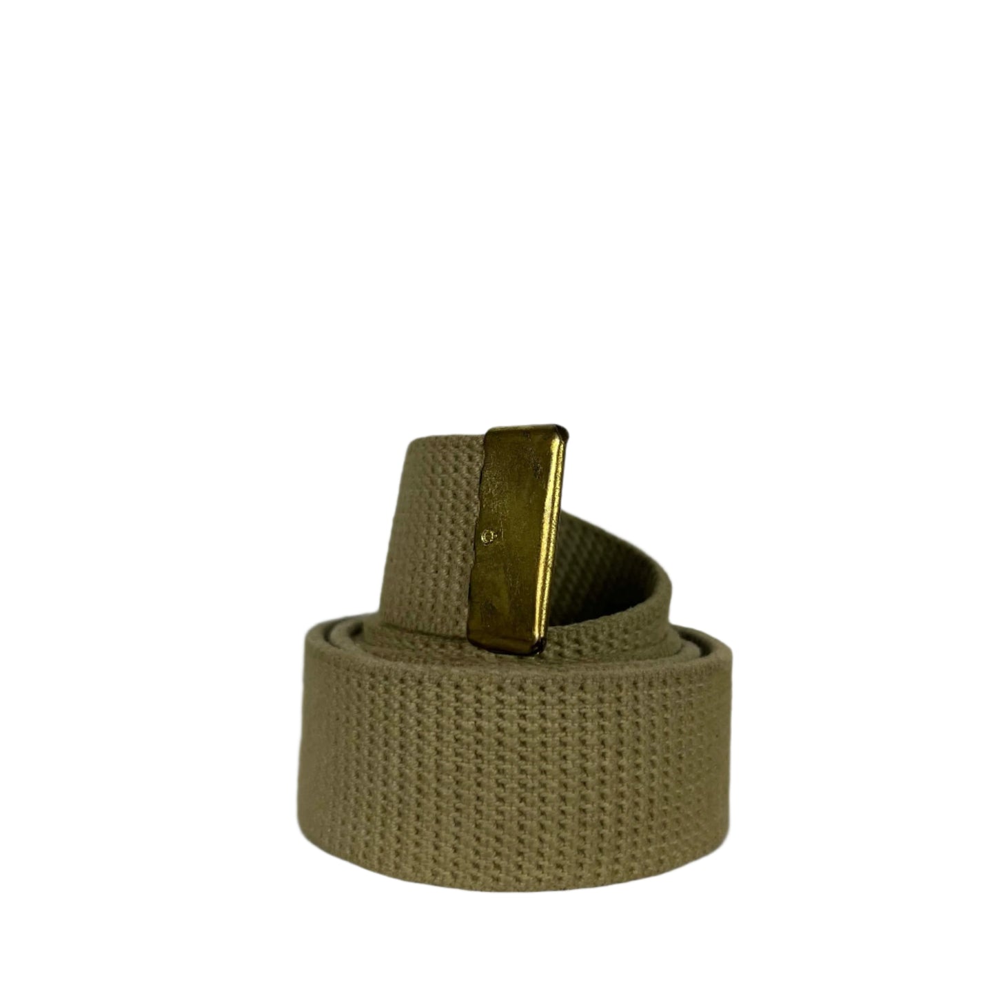 80s Boy Scouts Brass Buckle Belt- ONE SIZE