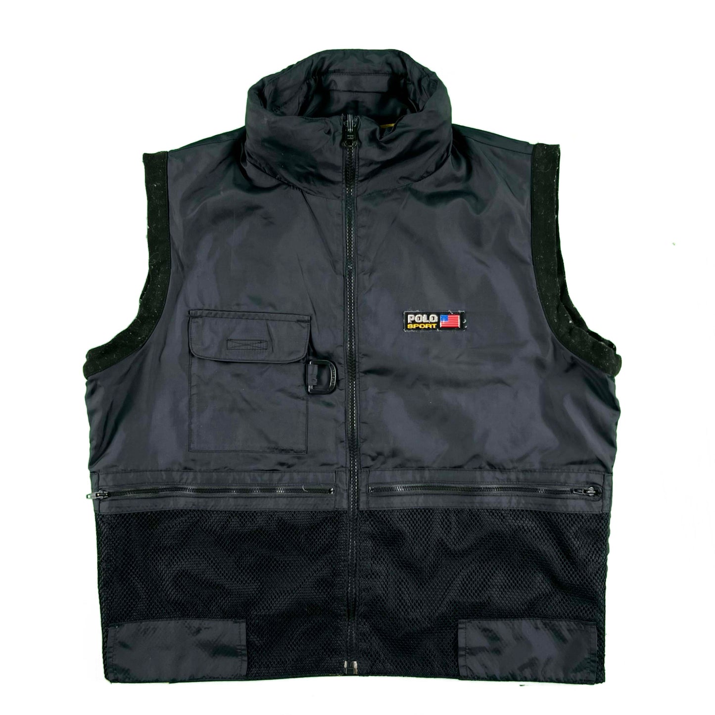 90s Reversible Polo Sport Vest- M