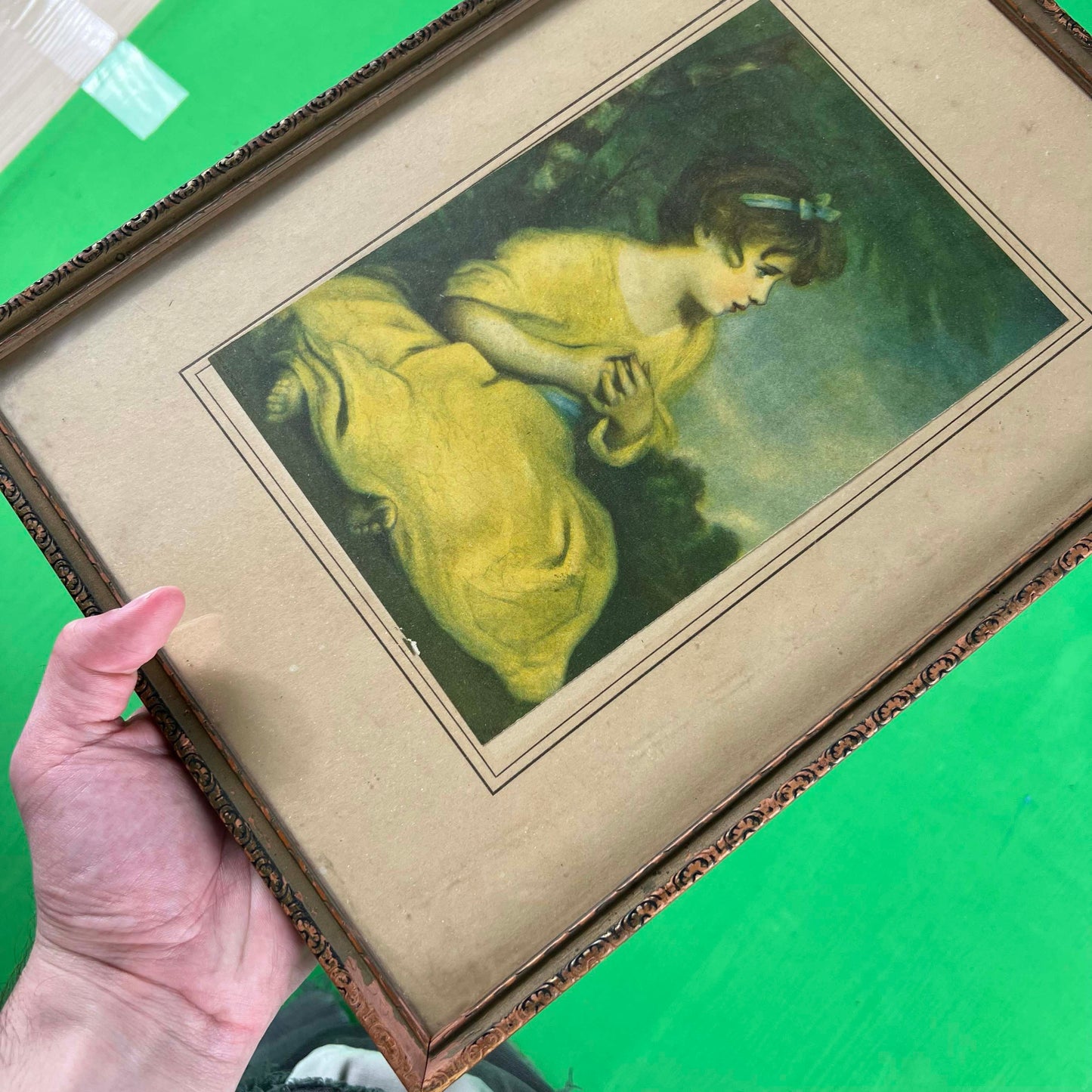 30s Framed 'Bonnie' Cutout