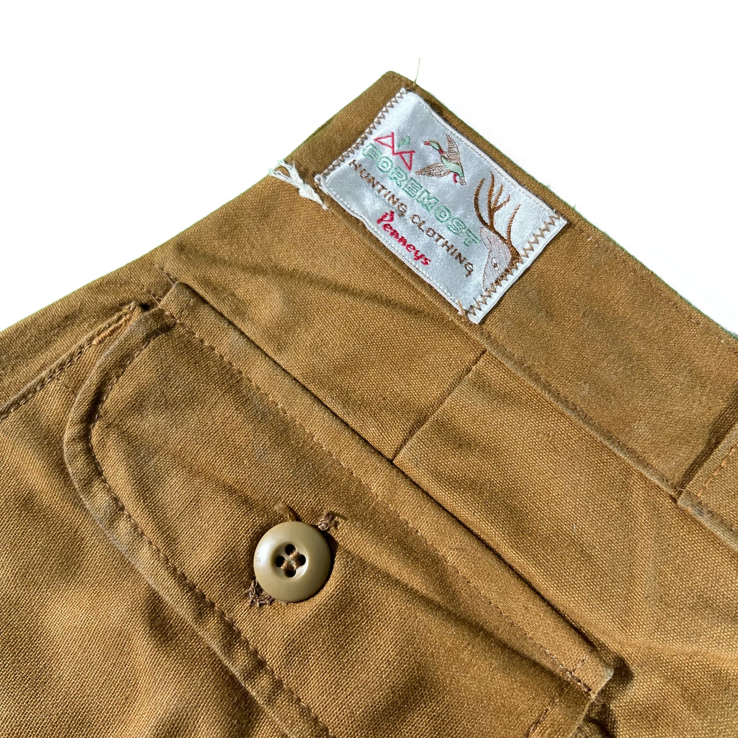 60s Penneys Foremest Canvas Hunting Pants- 32x30