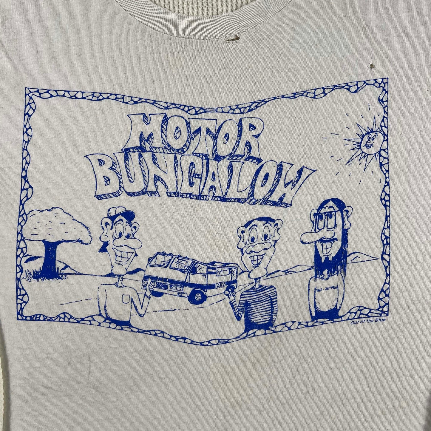 90s Thrashed Motor Bungalow Tee & Thermal- XL