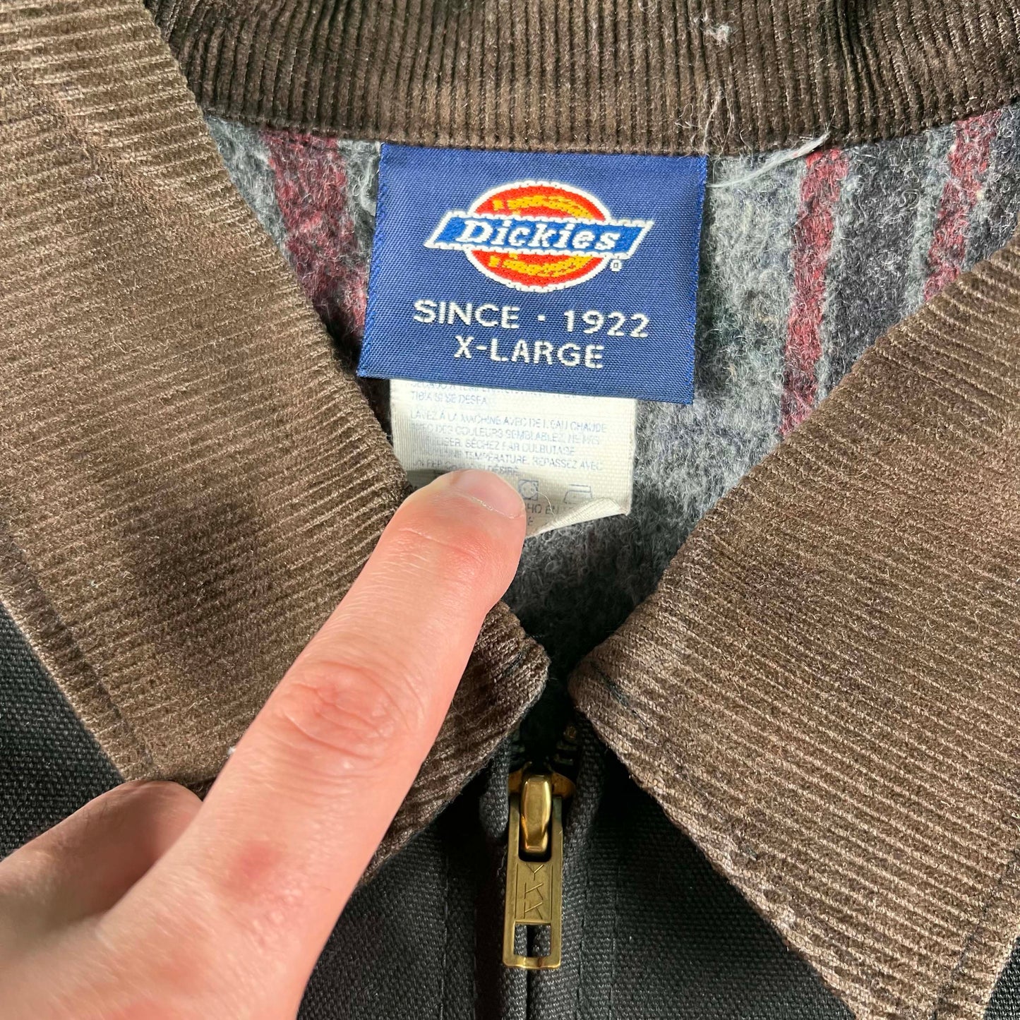 90s Black Dickies Blanket Lined Work Jacket- XL
