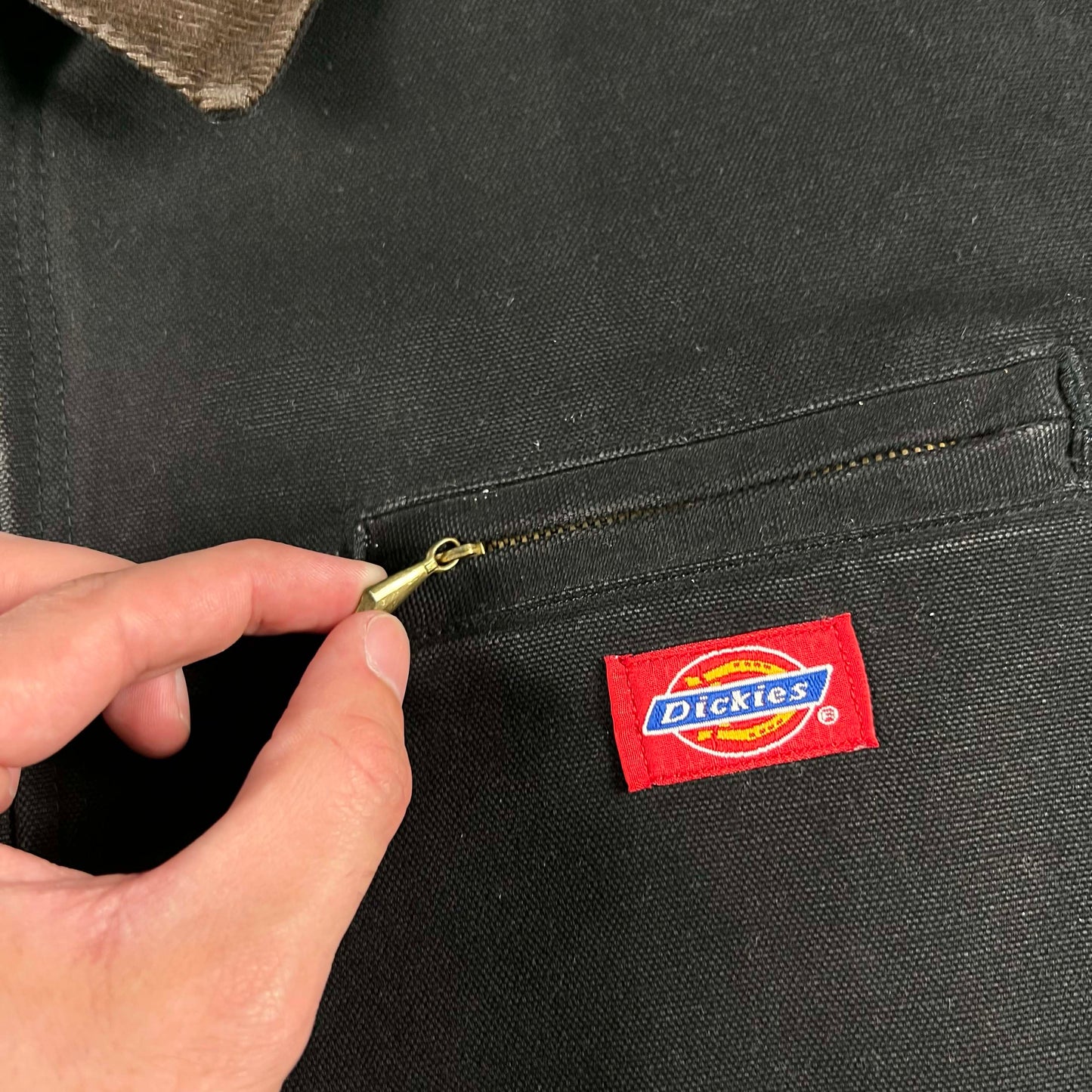 90s Black Dickies Blanket Lined Work Jacket- XL