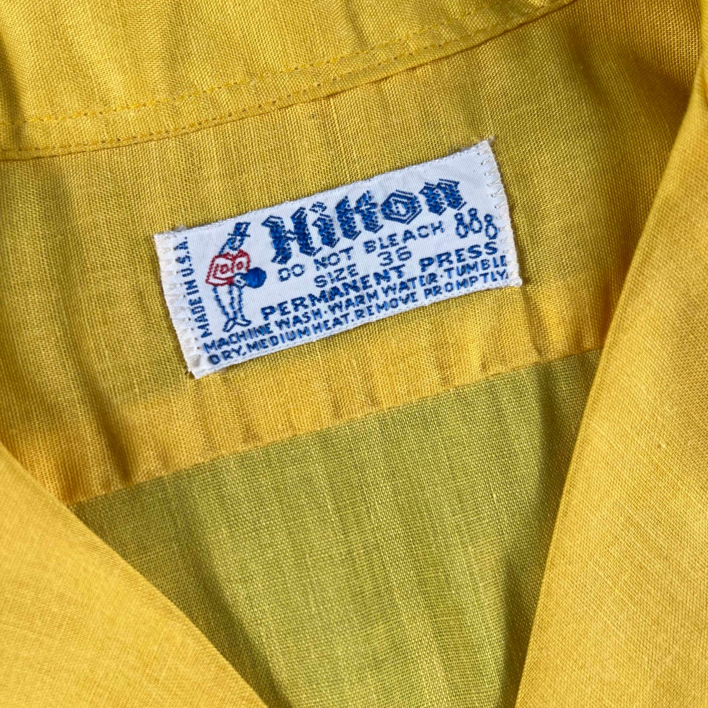 60s Pavelecky Excavating Bowling Shirt- S