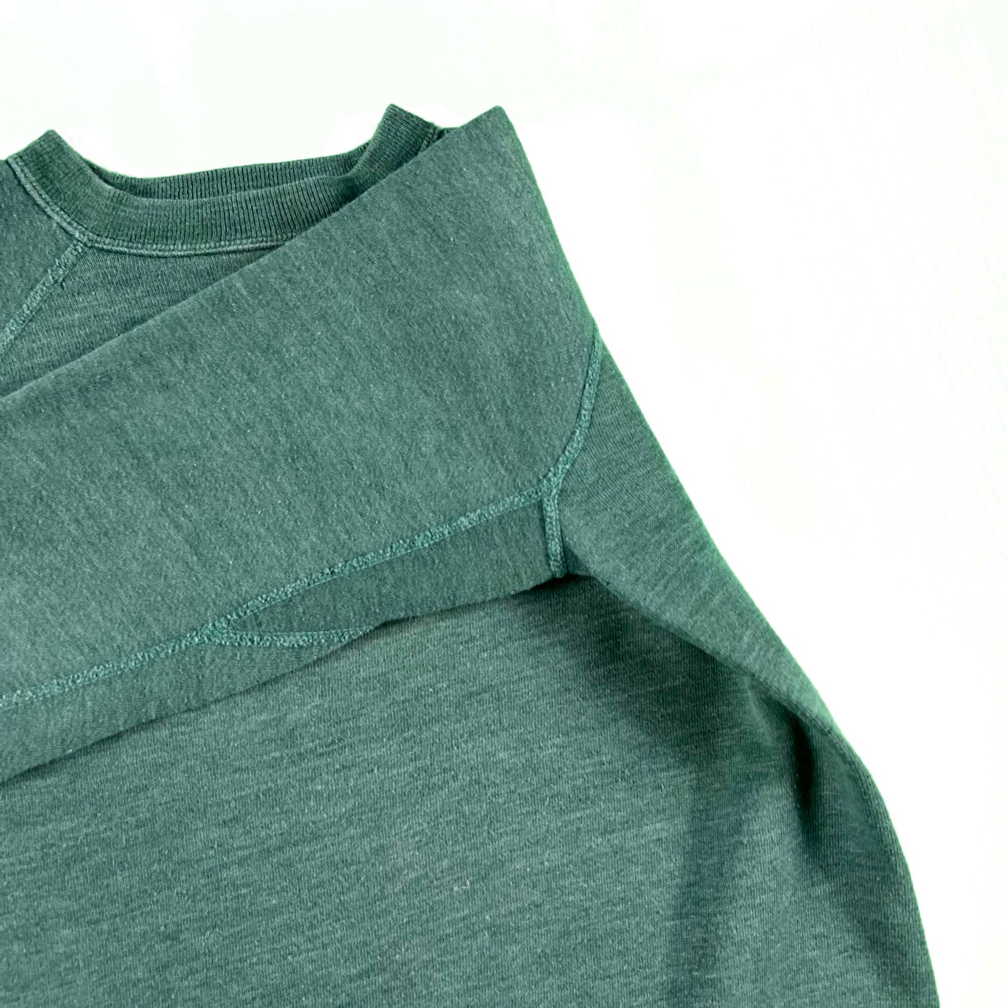 60s Gusseted Green Sweatshirt- XS