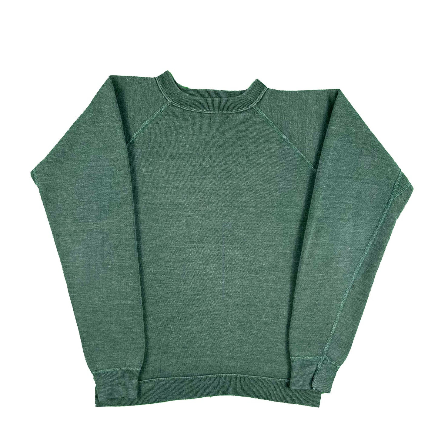 60s Gusseted Green Sweatshirt- XS