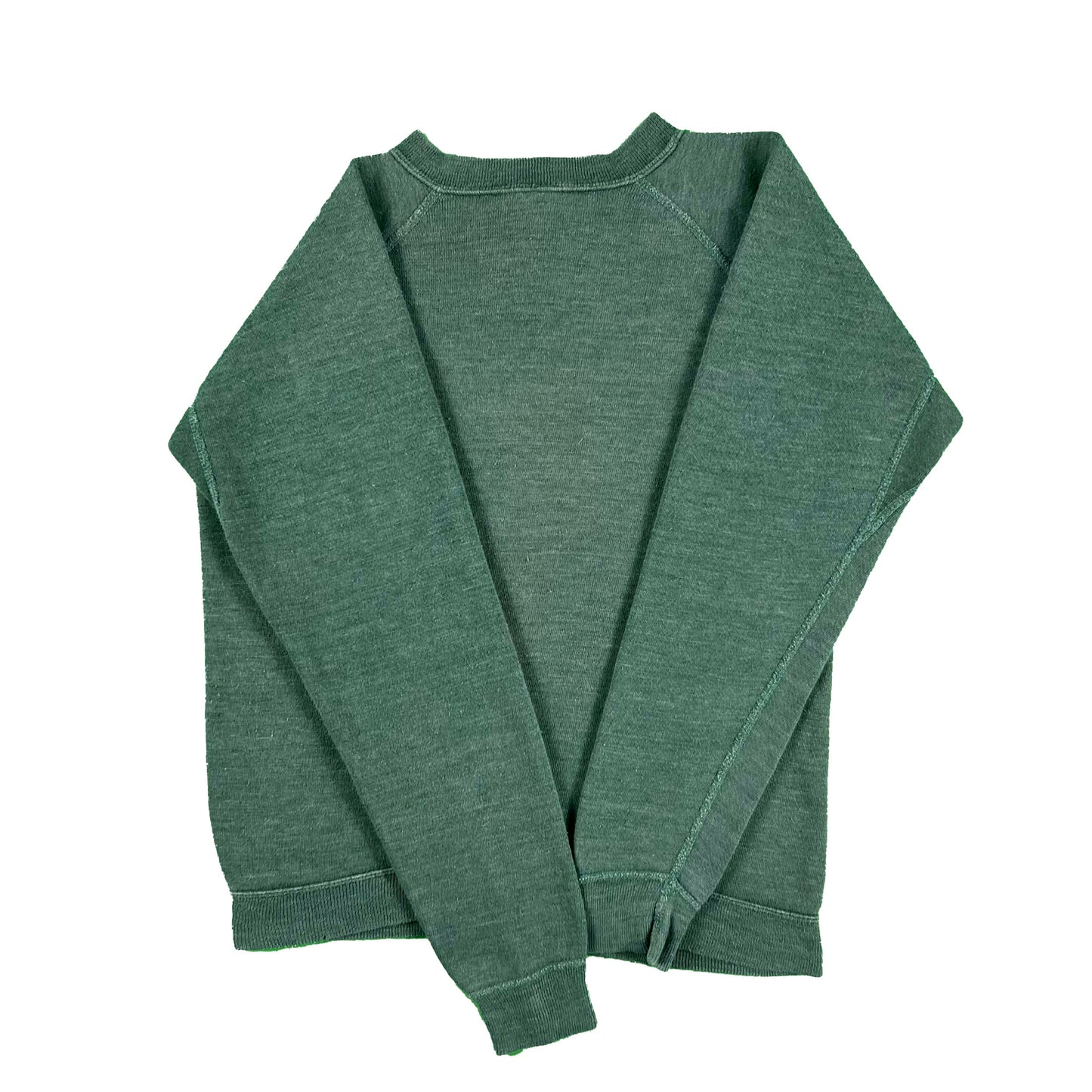 60s Gusseted Green Sweatshirt- XS