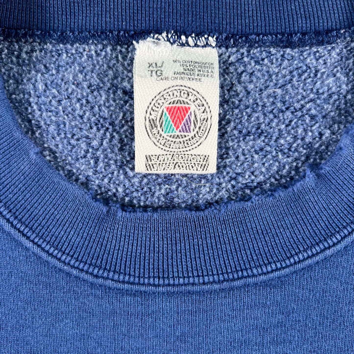 90s Super Heavyweight Blank Blue Sweatshirts- SELECT SWEAT