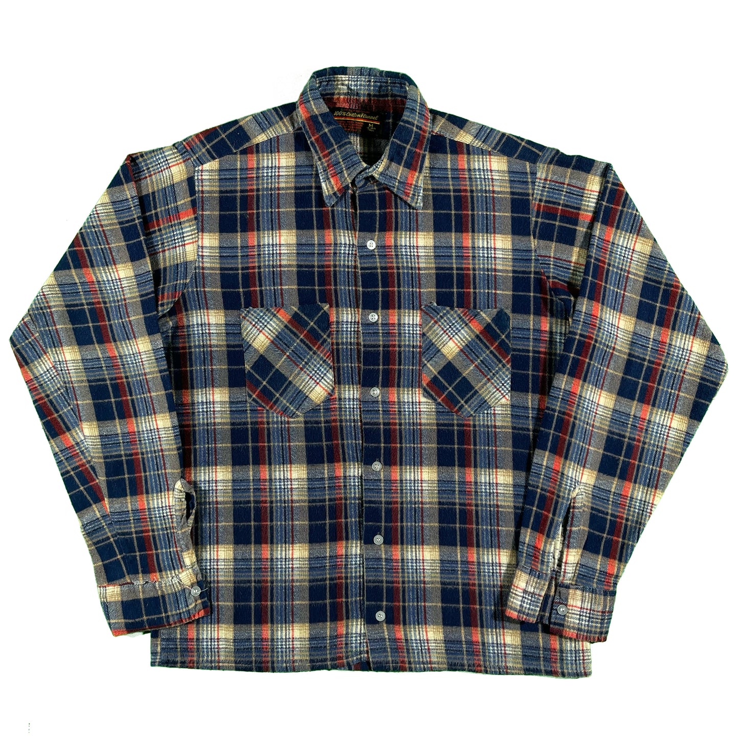 70s Cotton Flannel- M