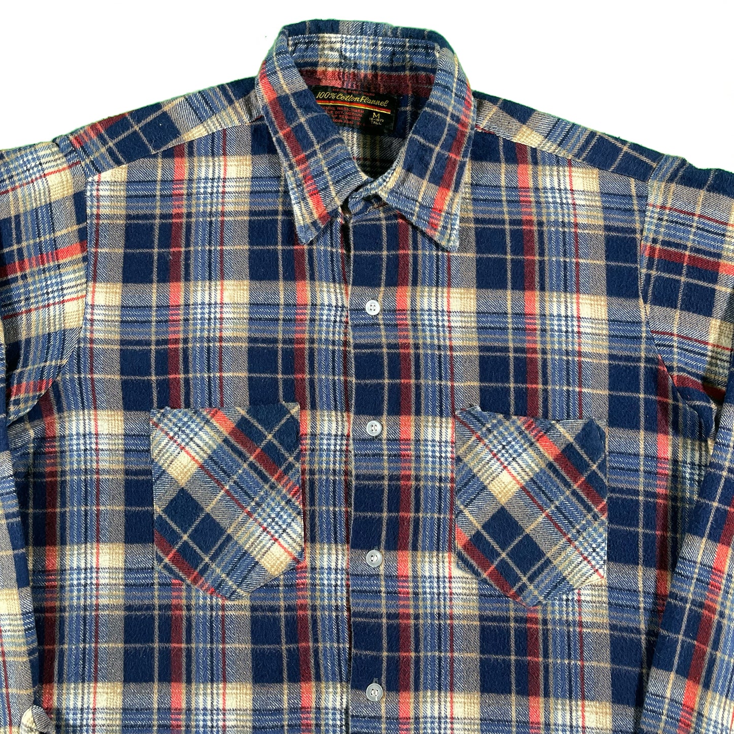 70s Cotton Flannel- M