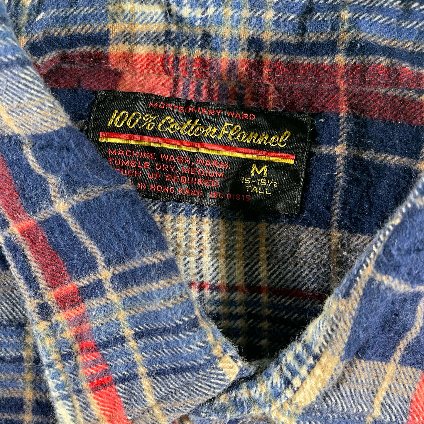 70s Cotton Flannel- M