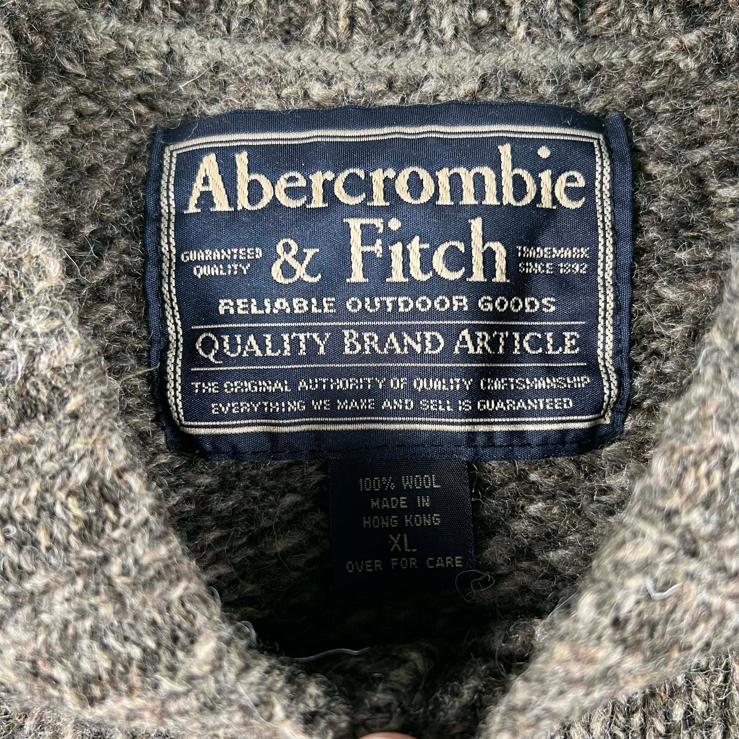 00s Abercrombie & Fitch Wool Sweater- XL
