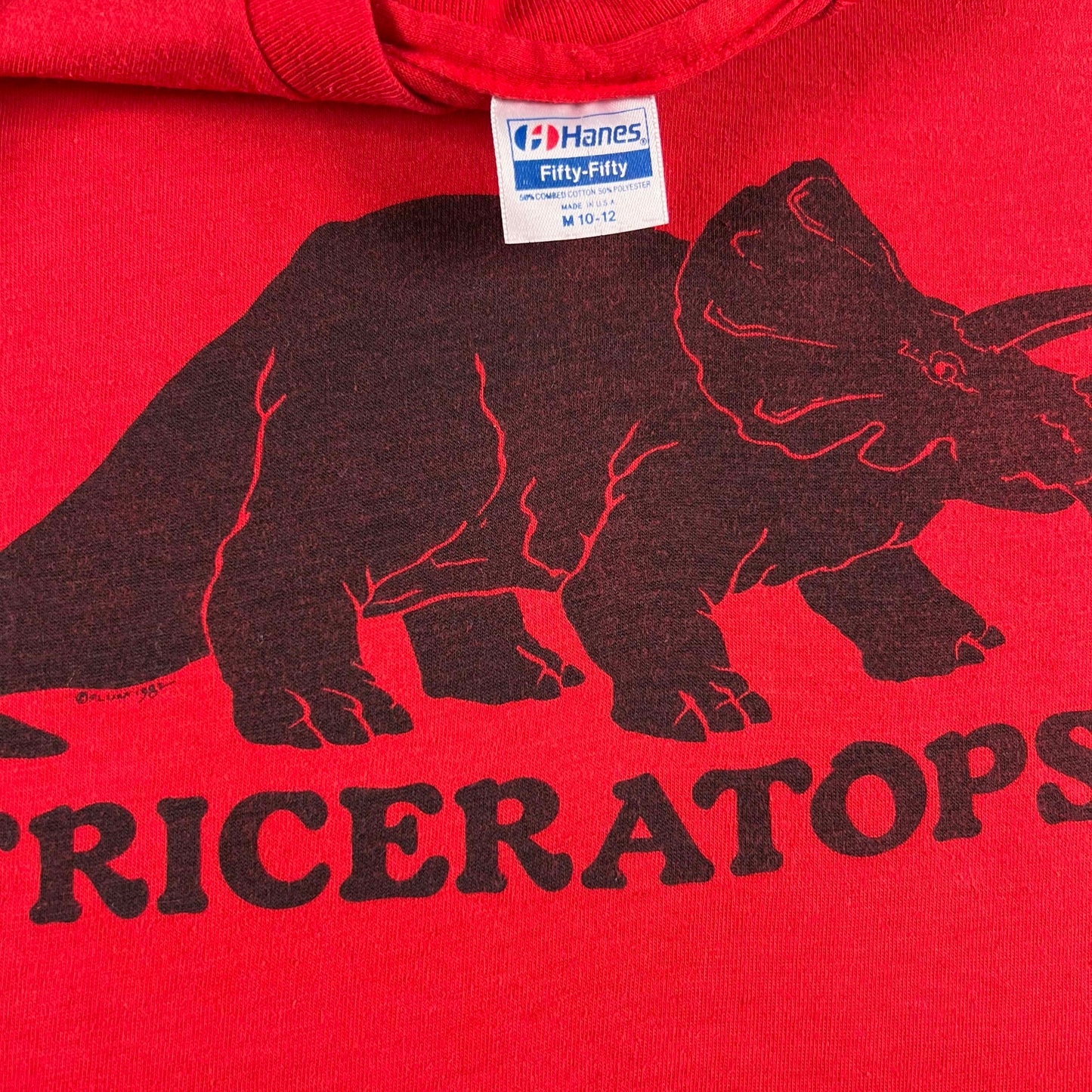 80s Triceratops Baby Tee