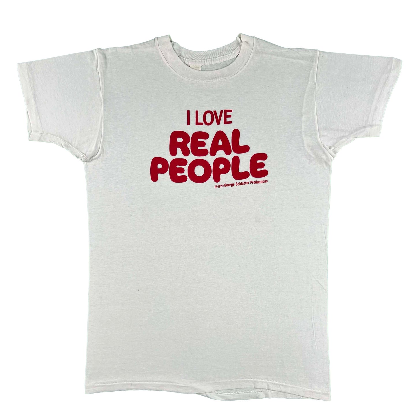 70s I Love Real People Tee- M
