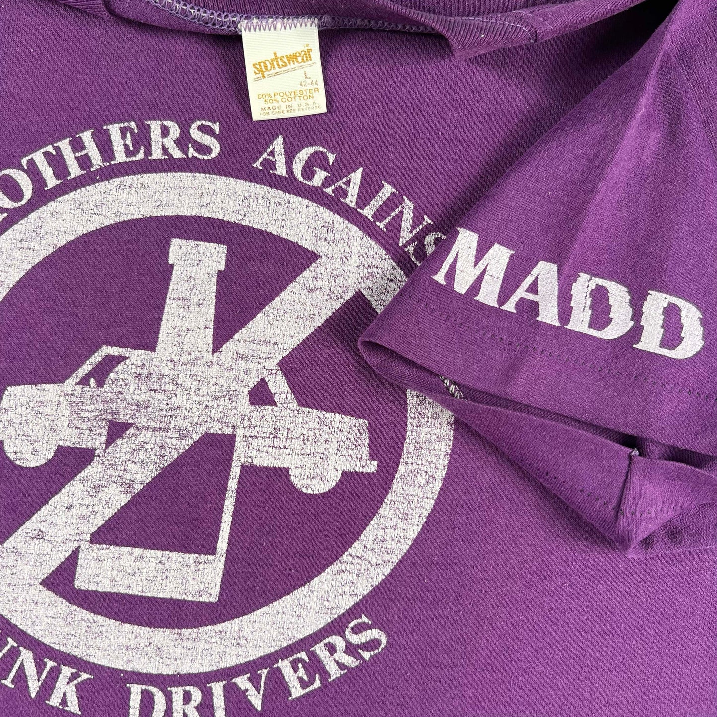 80s Mothers Against Drunk Drivers Tee- M