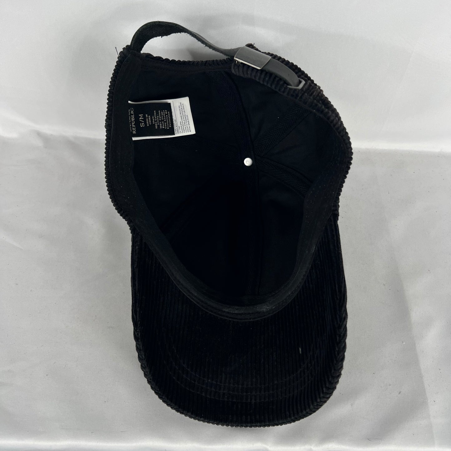 Banana Republic Black Corduroy Hat