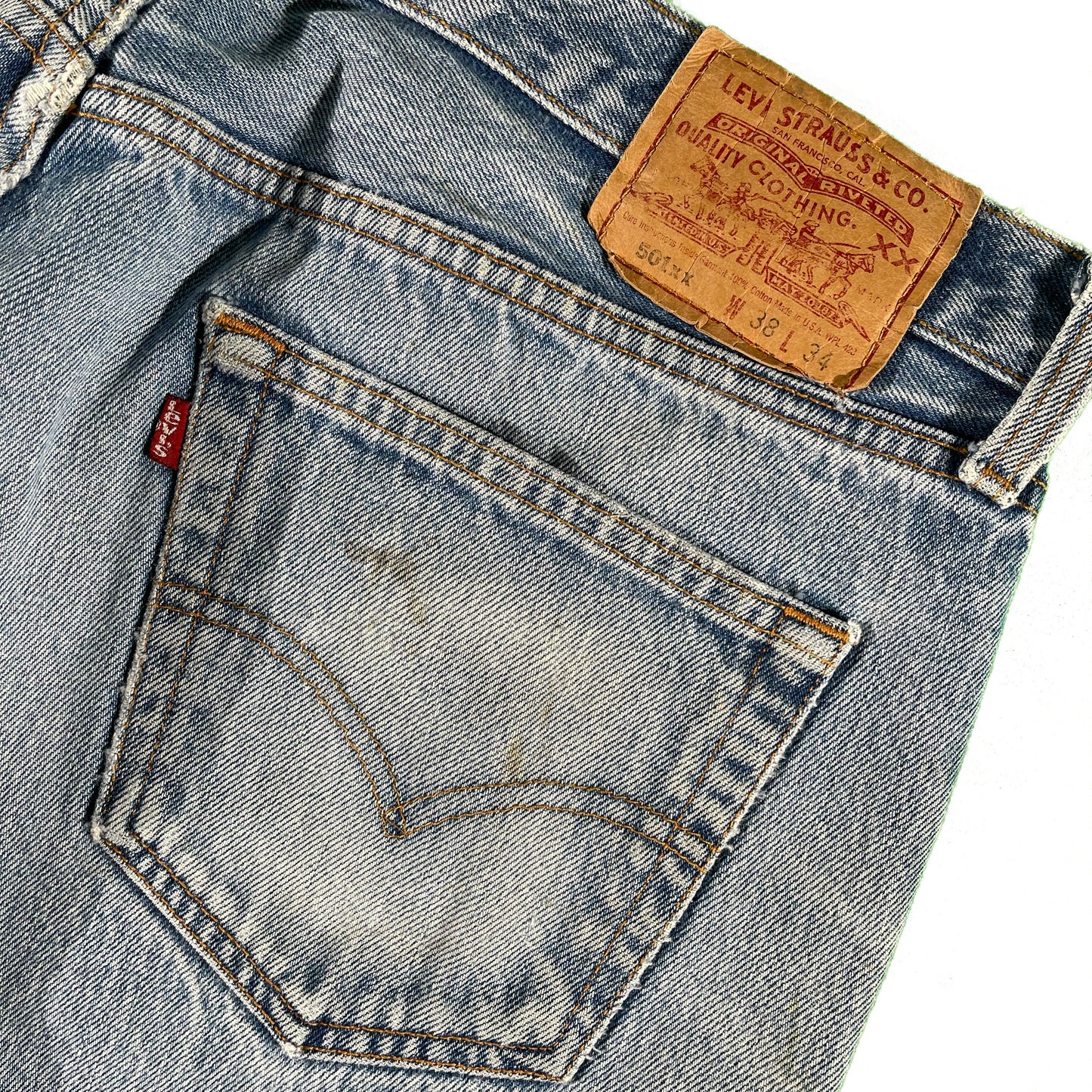 90s Levi's 501s- 36x30.5