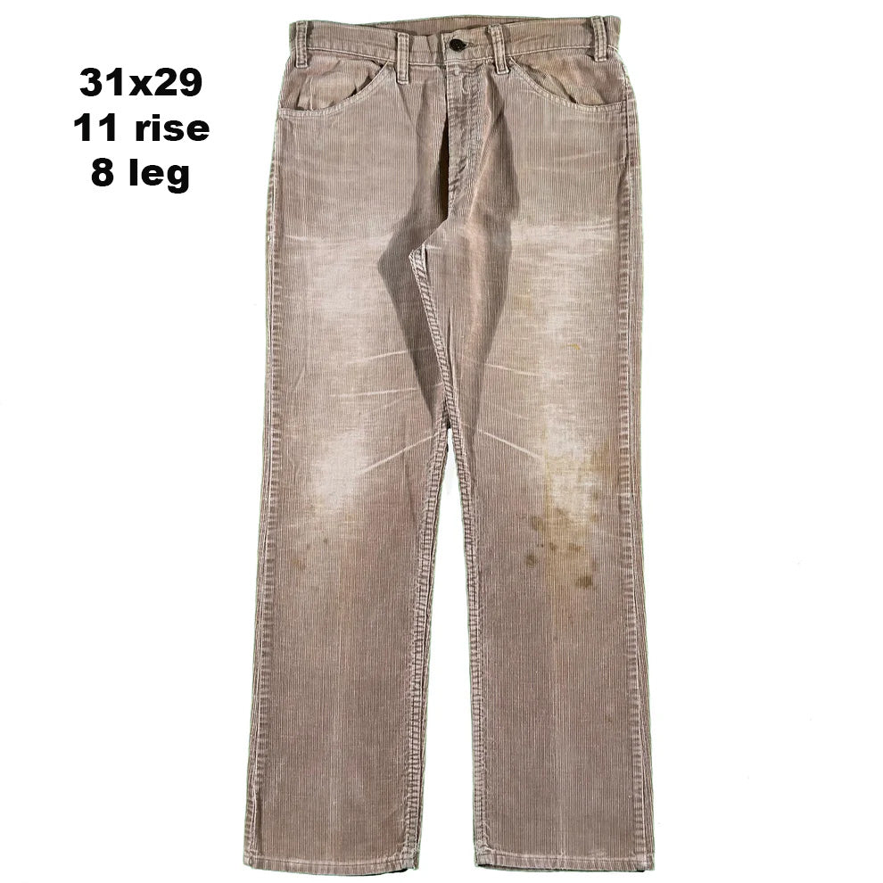 70s Levi's Straight Leg Corduroy Pants- SELECT PAIR